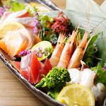 新鮮な鮮魚を使った海鮮！海鮮を使用した宴会コースもございます♪