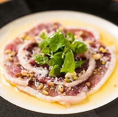 鴨ロースのカルパッチョ