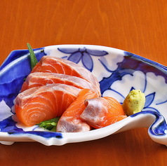 サーモン刺身