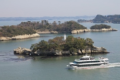 松島観光遊覧船のコース写真