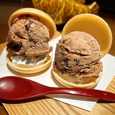 チョコレート最中