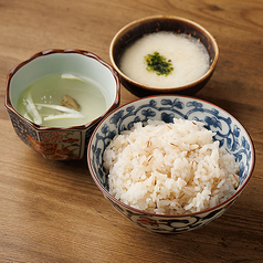 麦とろ飯セット