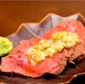 料理メニュー写真&nbsp;《その3》 低温調理の肉刺し 上牛たん刺し
