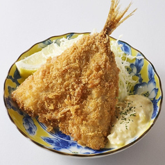 大きなアジフライ