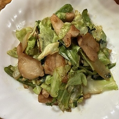 豚トロ野菜炒め