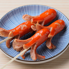 赤ウインナー串