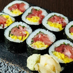 名物！生本鮪のトロたく巻き