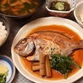 料理メニュー写真 煮魚定食 (魚は日替わり)