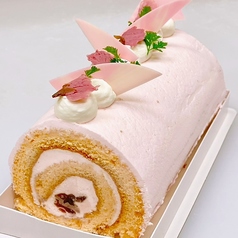 桜のロールケーキ（テイクアウト専用）