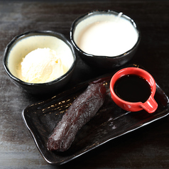 あんこバター巻き+バニラアイス