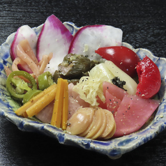 自家製お新香盛り