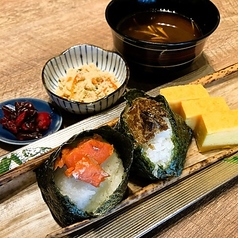 おにぎり定食