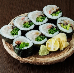 酢橘香る鯛と塩昆布巻き