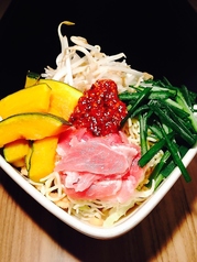 【創作もんじゃ焼】中華風激辛もんじゃ