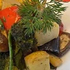 季節野菜ときのこのグリル