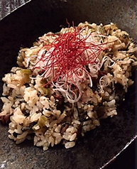 牛肉と高菜のチャーハン