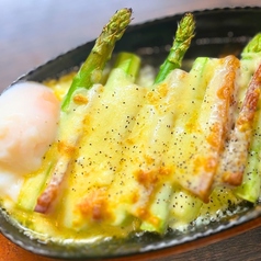 アスパラとベーコンのオーブンチーズ焼き