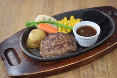 国産牛100%レアハンバーク