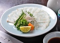 料理メニュー写真&nbsp;ふぐ刺し