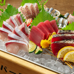 茶ぶり・黒マグロ入りお刺身盛り合わせ