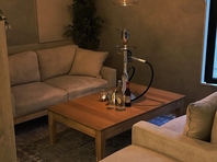 ゆったりくつろげるソファー席