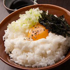 山芋のとろとろたまごかけご飯／白めし