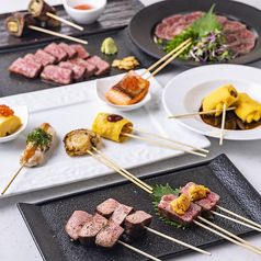 串焼きグリル skewer すきゅあのコース写真