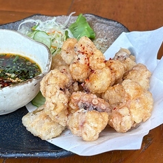 古夢のタコ唐 自家製ポン酢添え