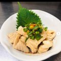 料理メニュー写真&nbsp;鶏皮ポン酢
