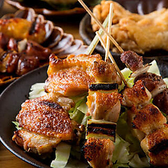 比内地鶏や秋田産純穂豚を、職人の技で堪能