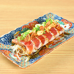 マグロタタキ にんにく醤油