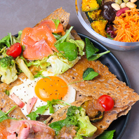 そば粉100％の本格ガレット