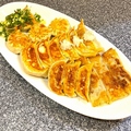 料理メニュー写真&nbsp;焼き餃子全部盛り 各2個盛り