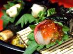 ハマチ・イクラ・ネギトロ・真鯛等具材10種+ミニ海鮮丼+ご飯のお変わり自由で手巻セット1980円！