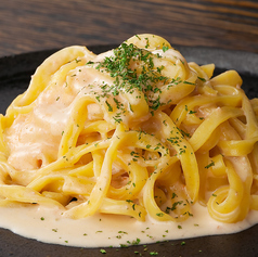 生パスタ 明太クリームパスタ
