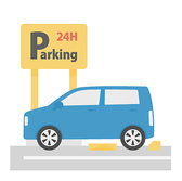 お車でお越しのお客様へ。専用駐車場はございませんが、店舗周辺に多数コインパーキングがございますのでそちらをご利用ください。スムーズなご来店をお待ちしております。