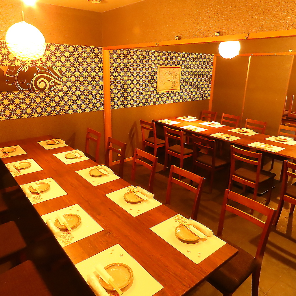 最大40名収容の広々店内は各種宴会にも最適♪
