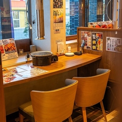 【お一人さま大歓迎】カウンター席もご用意しております。お仕事帰りにフラッと、おひとり焼肉もお楽しみください。