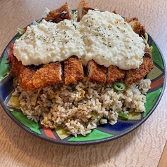 チキンカツ焼きめし