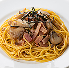 きのことベーコンの和風パスタ