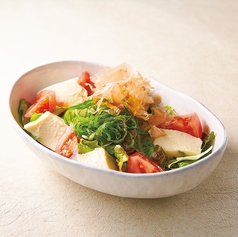 茎わかめと豆富のさっぱりサラダ