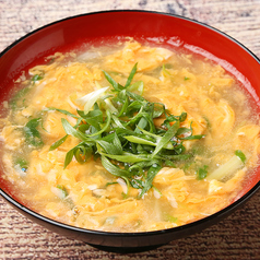 京湯葉と葱のあんかけ