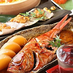 三崎漁港直送!!宴会や飲み会にも最適な三崎漁港直送の魚介料理をふんだんに楽しむ事が出来ます♪