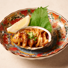 ミニ活あわびのバター醤油焼き