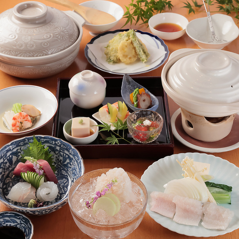 関西の季節の味「鱧」“天然の味”にとことんこだわり、真心こめてお出しします。