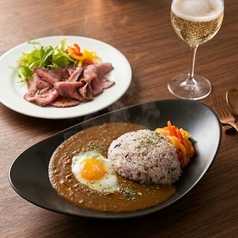半熟卵カレー
