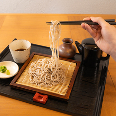 そば本来の香りと喉ごしを堪能