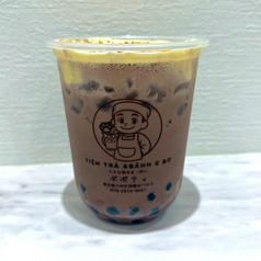 焼きココナッツエッグクリーム入りチョコレートタピオカミルク