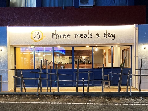 three meals a day