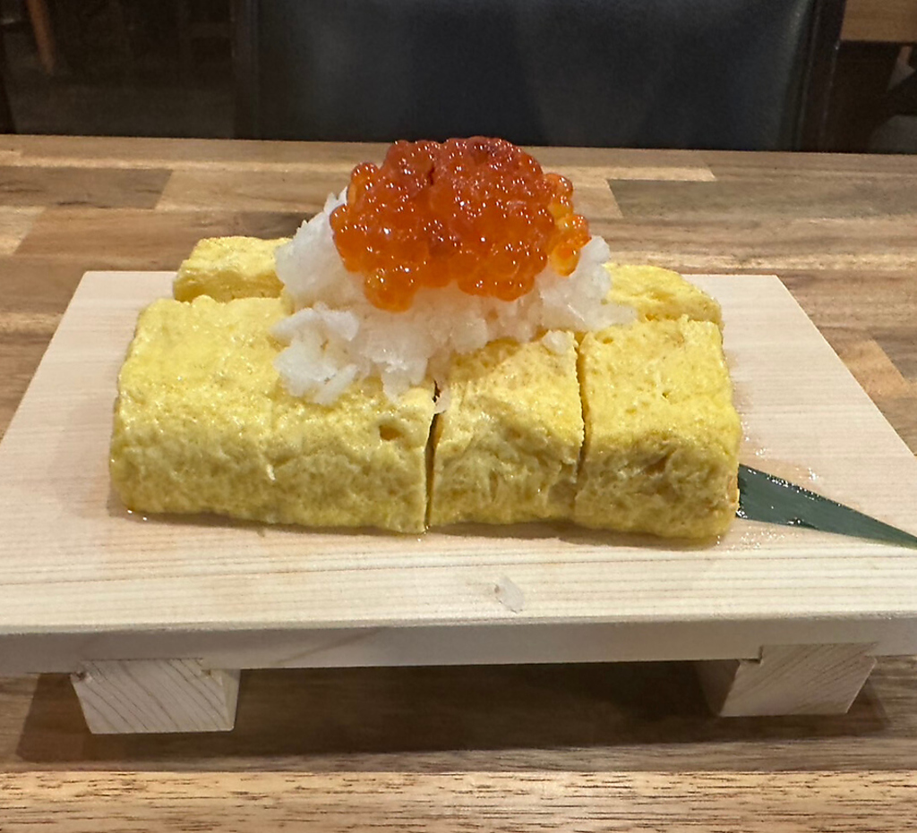 イクラのだし巻き卵